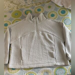 A New Day XXL Quilted 1/4 Zip Pullover in a light grey